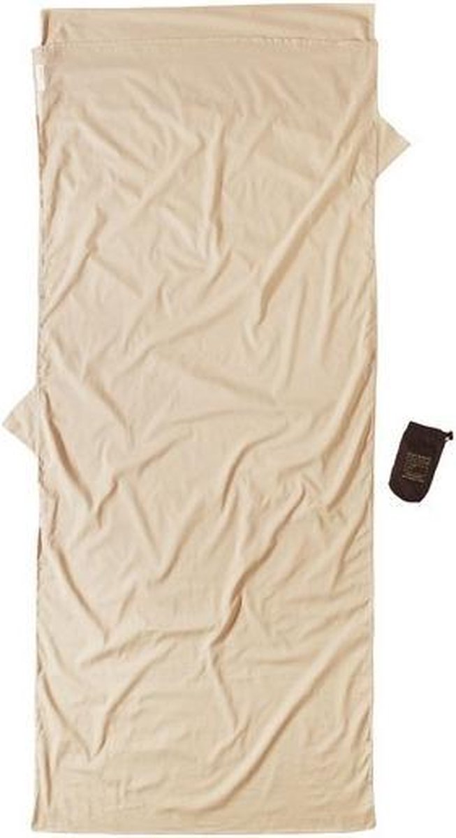  Cocoon TravelSheet - Lakenzak - Egyptisch Katoen - Beige