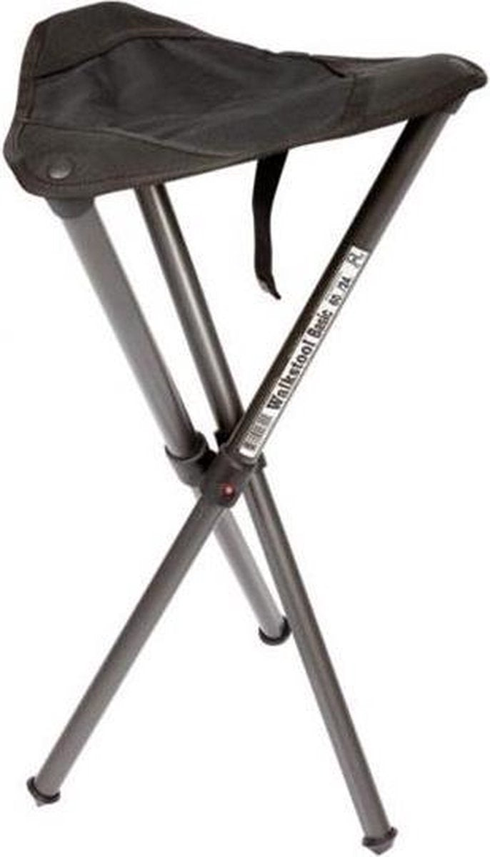  Walkstool - 3-Poots Krukje - Basic 60cm - Verstelbaar - Antraciet