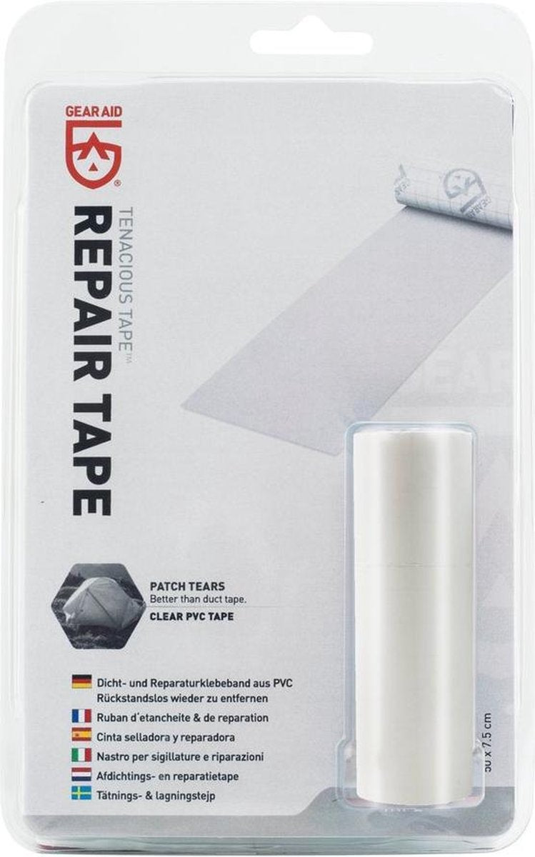  Gear Aid - Reparatie Tape - Tenacious - Universeel - Transparant