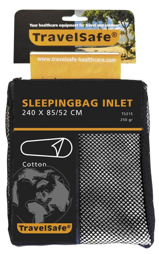  Travelsafe Cotton Inlet Mummy Slaapzak - Wit