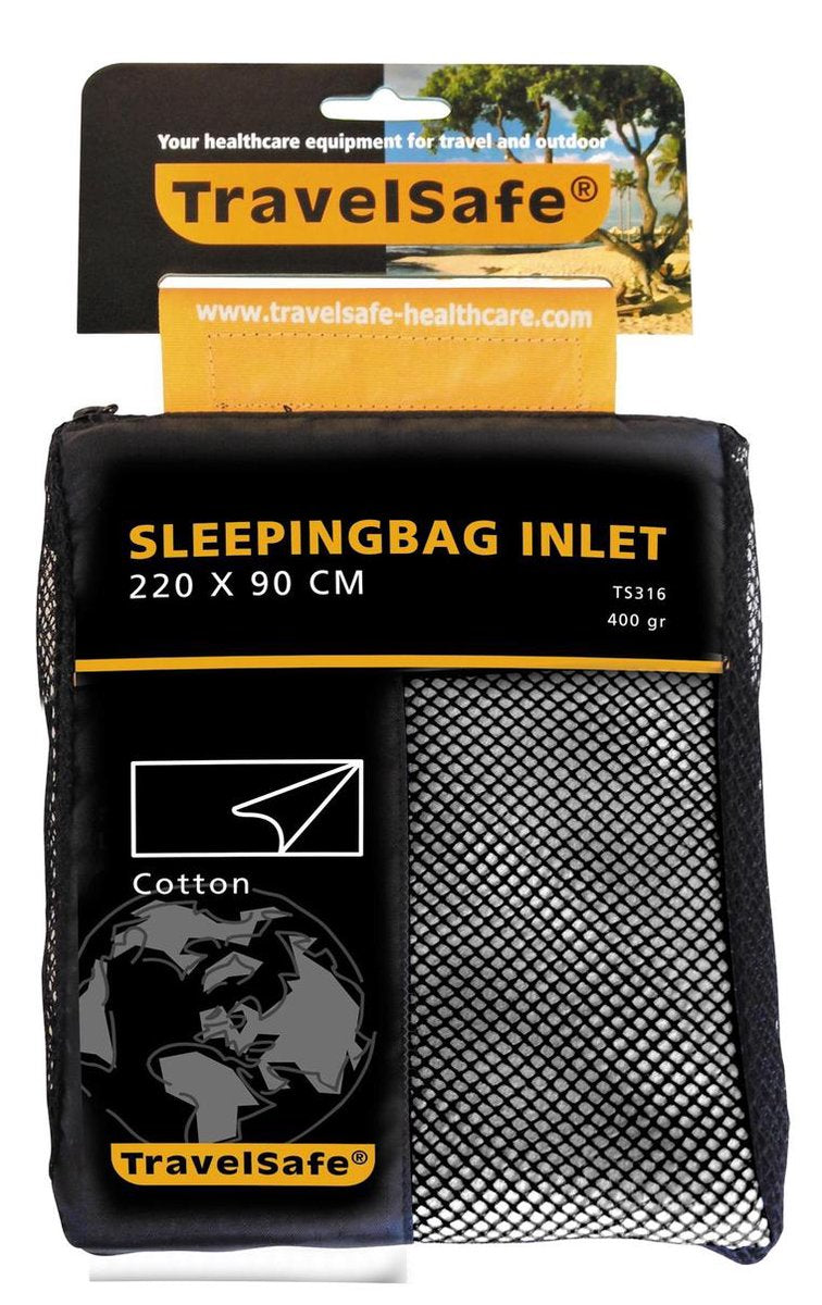  Travelsafe Cotton Inlet - Deken - 1pers. - Beige/ Brown