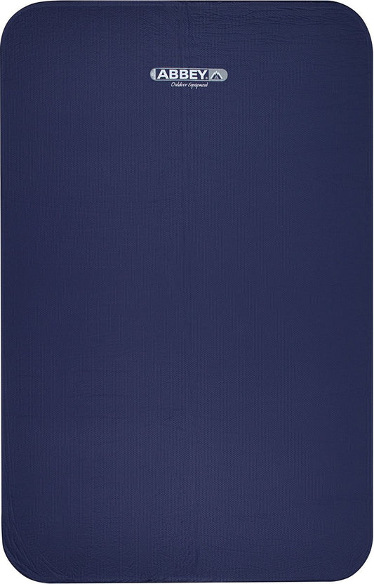  Abbey Camp 3D Zelfopblaasbaar Matras - 2 Persoons - 201 X 132 X 10 Cm - Marine