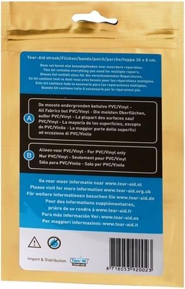 Tear - Aid - Reparatiemiddel - Type A En B Zakje - Combideal