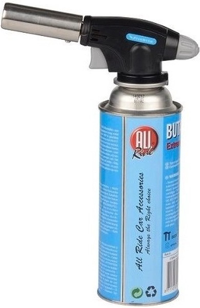 Merkloos Gasbrander + Gasbus Camping Vuur 227 Gram