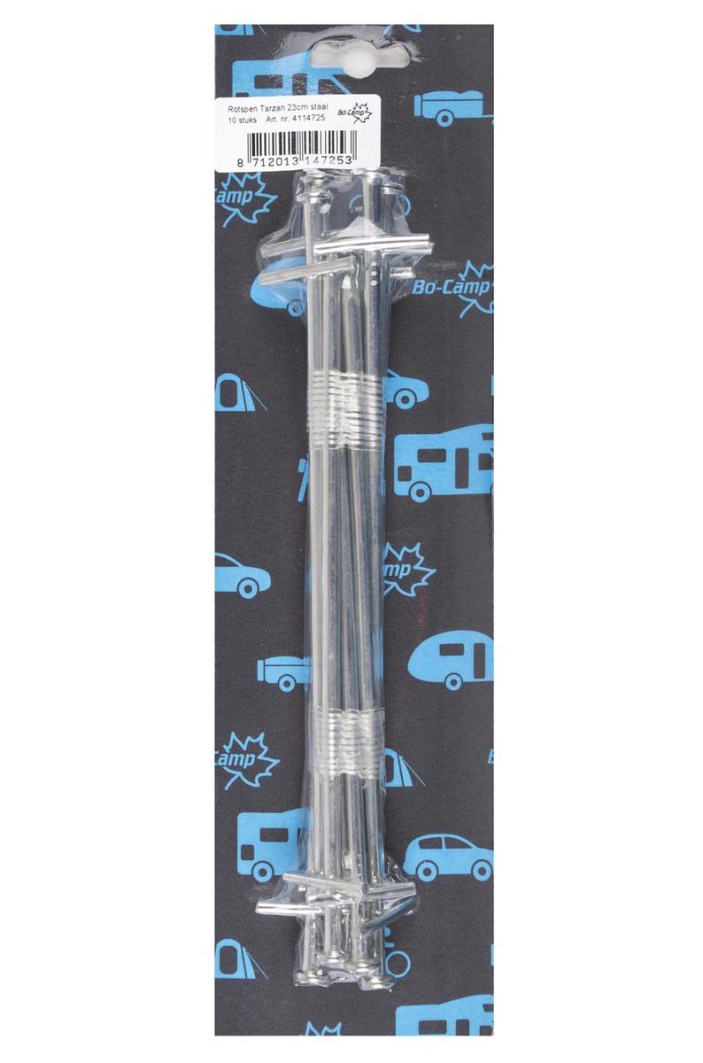  Bo-Camp Rotspen - Tarzan - 10 Stuks X 23 Cm - Gegalvaniseerd Staal