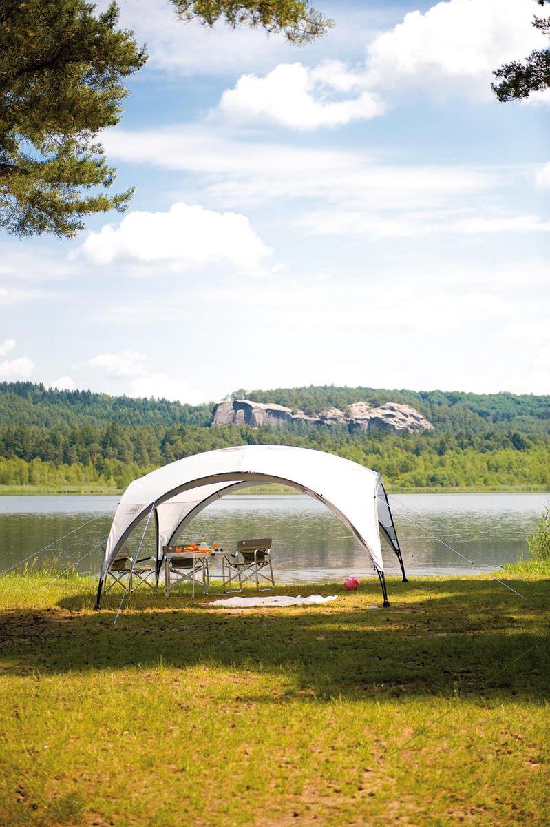  Coleman Event Shelter XL Partytent - 4.50 X 4.50 Meter - Groen/grijs