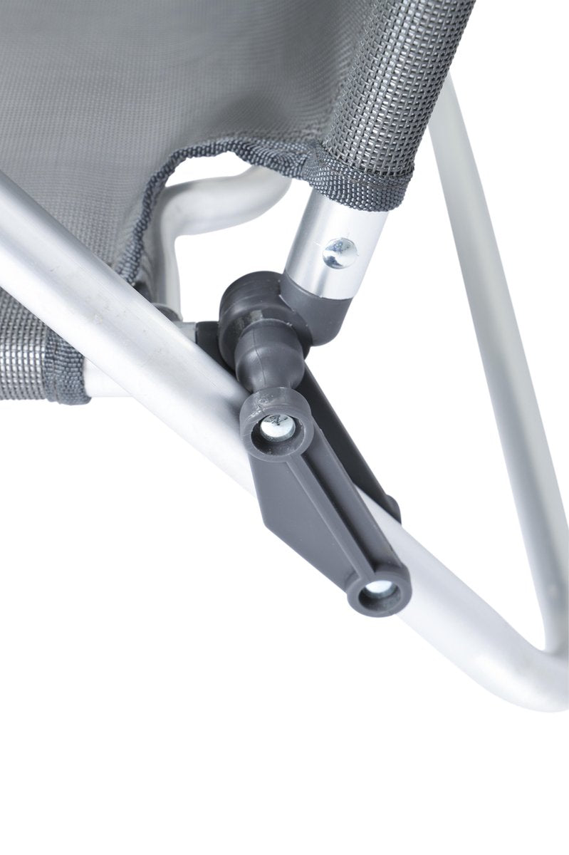  Bo-Camp Beach Chair - Monaco - Aluminium - Grijs