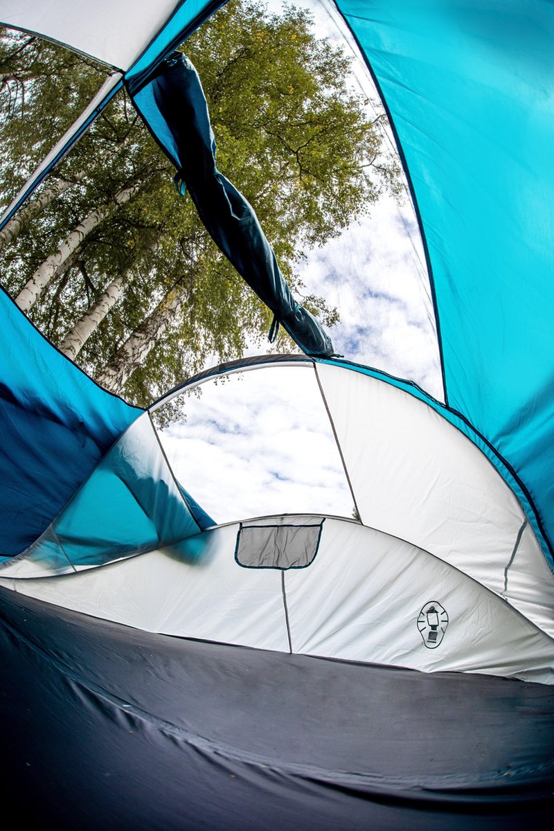  Coleman Galiano 4 Pop-up Tent - 4-Persoons - Blauw/Wit