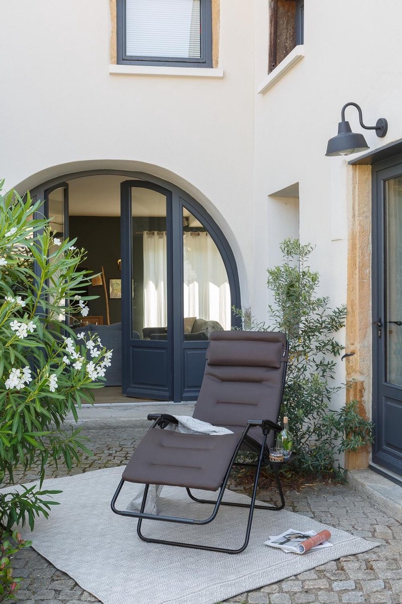  Lafuma RSX Clip Air Comfort - Relaxstoel - Verstelbaar - Inklapbaar- Zero Gravity - Taupe