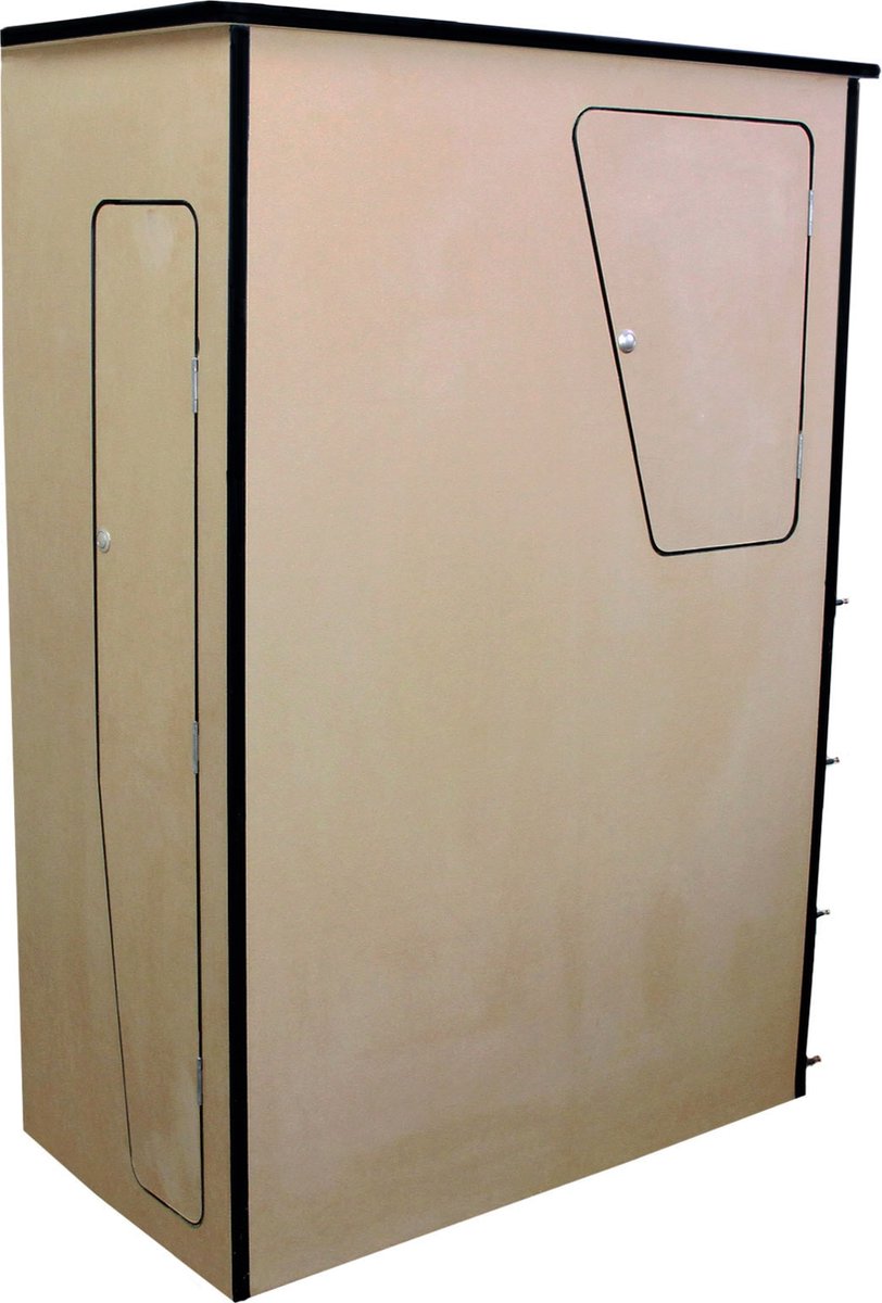  Camper Keuken MDF - Linkerkant EU - Inclusief Kledingstang + Wijnrek - Onbewerkt - Inbouw Kasten Inrichting Kampeerauto Caravan
