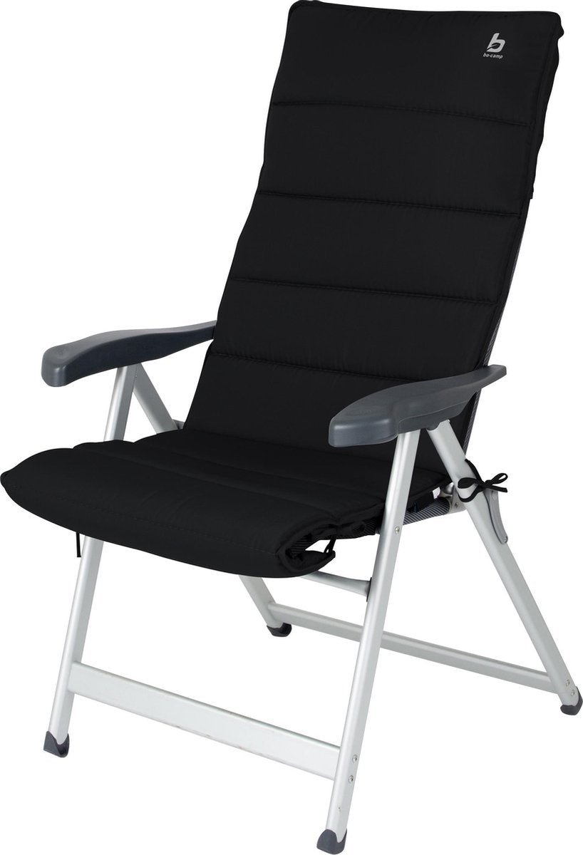  Bo-Camp - Stoelkussen - Universeel - Gepolsterd - Polyester - Antraciet