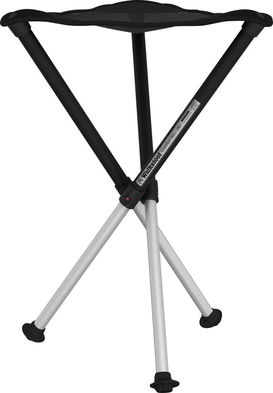  Walkstool - 3-Poots Krukje - Comfort 65 Cm - Verstelbaar - Zwart