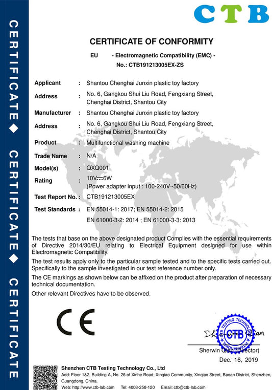 Mini Wasmachine Deluxe - Camping Accessoires - 2KG Wascapaciteit - Inclusief Afstandsbediening