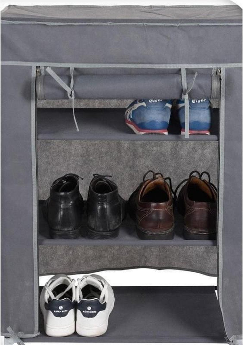 Merkloos GARDEROBE KAST - 3 SCHAPPEN - 60X30X80 CM
