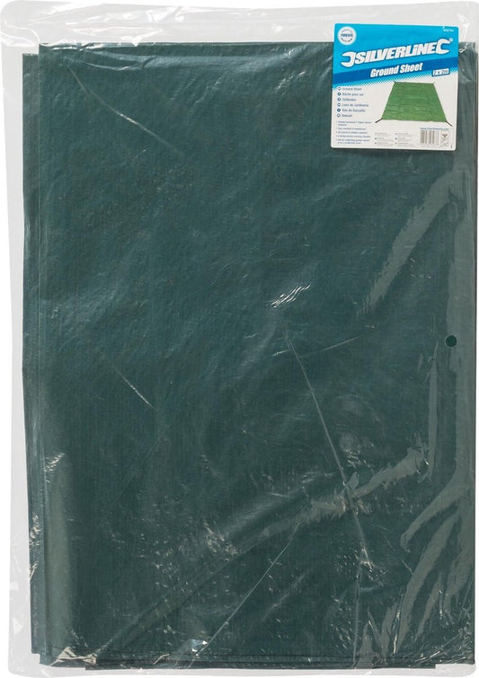  Silverline Grondzeil - Polyethyleen - 2 X 2 Meter - Groen