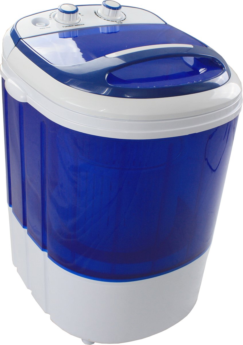  Lowander Mini Wasmachine 3kg Met Centrifuge - Kleine Camping Wasmachine - Met Bovenlader