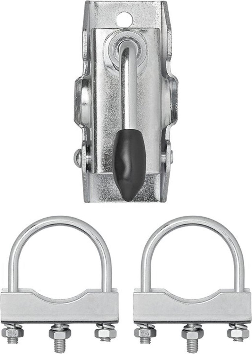 PROPLUS Pro Plus Klem Voor Neuswielen Of Steunpoten Ø 48 Mm - Met U-Beugel 60/70 Mm - 2 Stuks