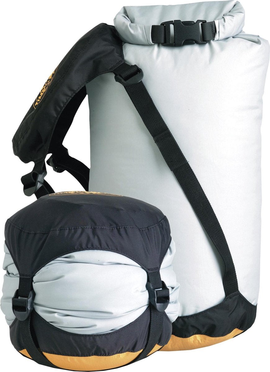  Sea To Summit - EVent® Compression Dry Sack - Drybags - Waterdichte Compressiezak - 10L - Grijs/Geel