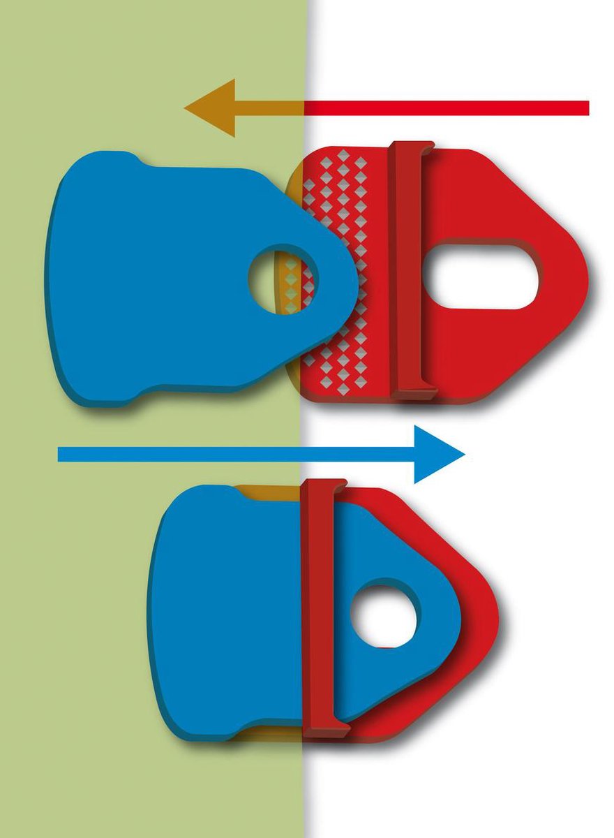  Bo-Camp Tenttapijt Clips - Universeel - 4 Stuks - Grijs