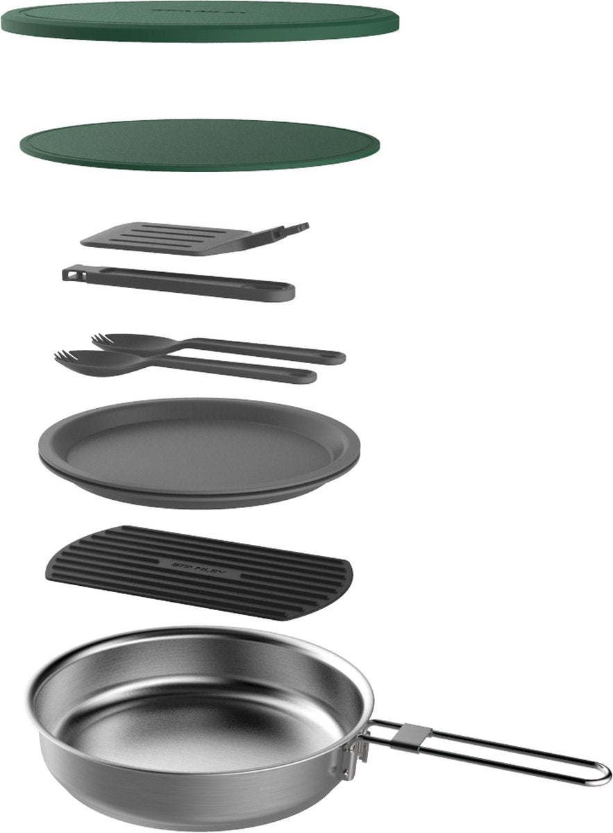  Stanley The All-In_One Fry Pan Set 1 L - Campingkookset - Stainless Steel