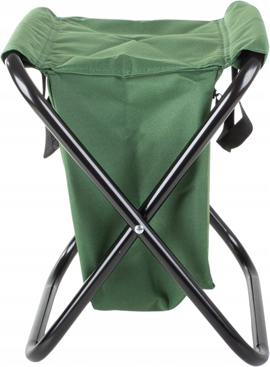  Viskrukje - Visserstoel - Campingstoel - Toeristen Visstoel - Reiskruk - Zak Met Ritssluiting - Opvouwbaar - Draagbaar - 26 CM - Rheme