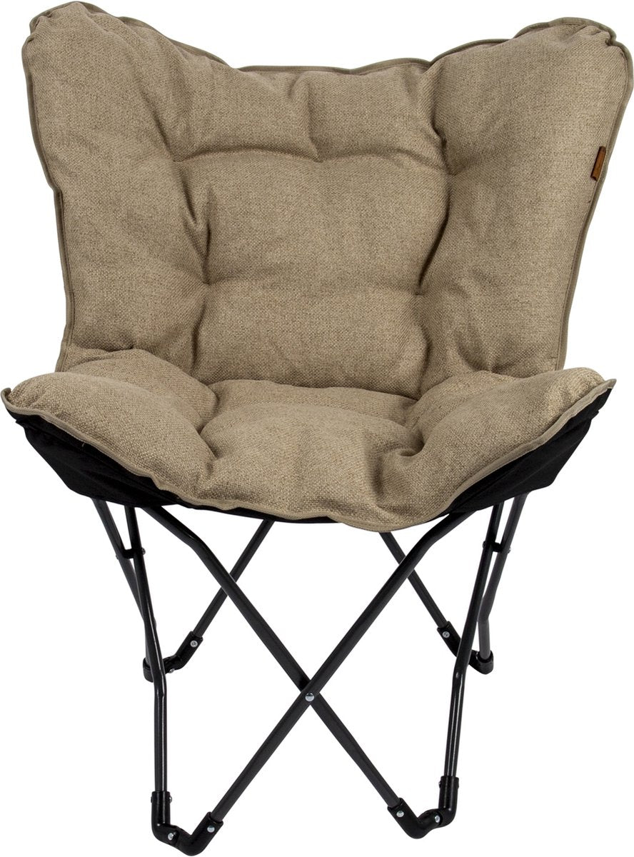  Bo-Camp - Urban Outdoor - Vlinderstoel - Grainger - M - Nika - Beige