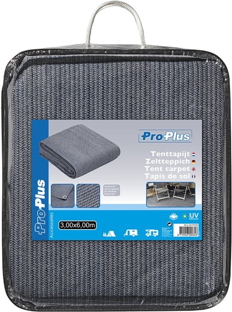 PROPLUS Pro Plus Tenttapijt - 3 X 6 Meter - Extra Stevig - Water- En Vuildoorlatend