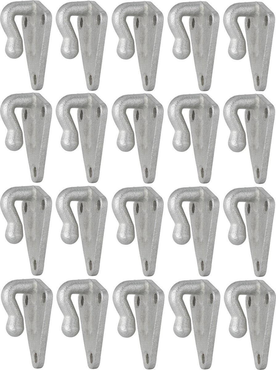 PROPLUS Pro Plus Haak - Touwhaak - Metaal - 40 X 45 Mm - 20 Stuks