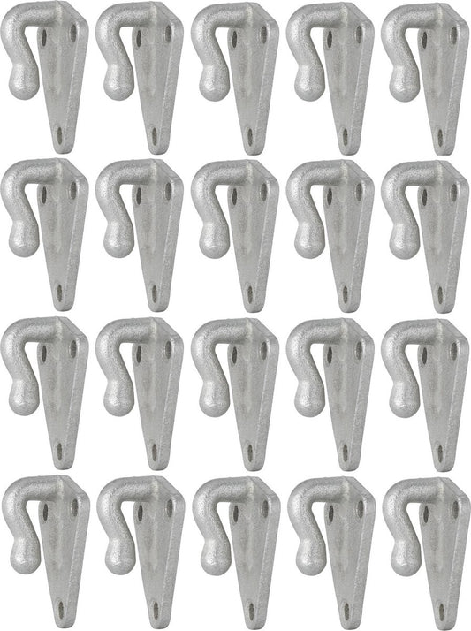 PROPLUS Pro Plus Haak - Touwhaak - Metaal - 40 X 45 Mm - 20 Stuks