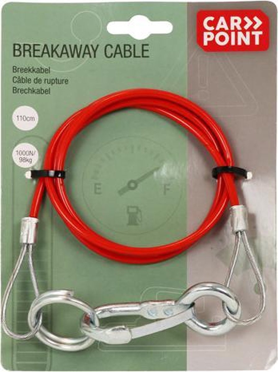 Carpoint Breekkabel Voor Oplooprem 110cm 1000N/98kg