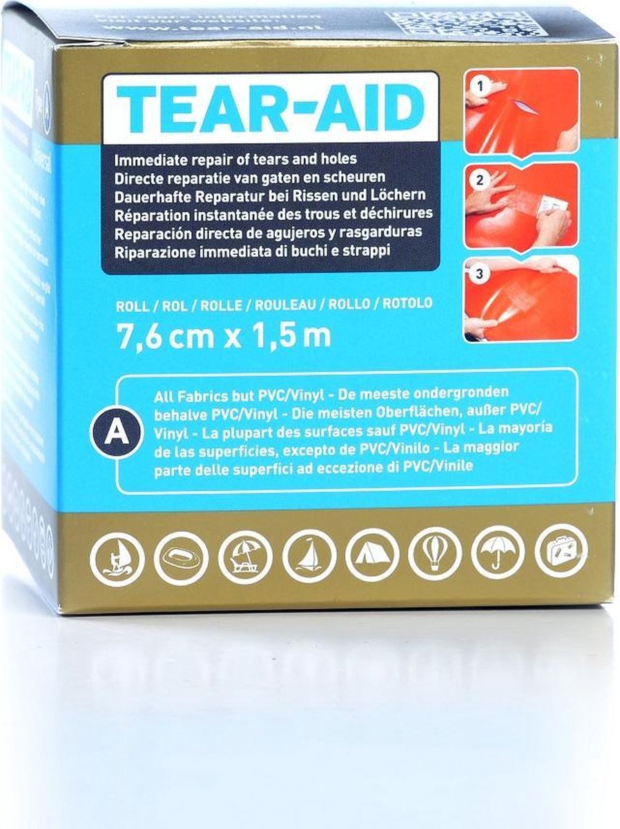  Tear-Aid Rol Type A Voor Kunststoffen En Weefsels