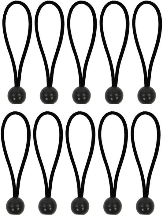  ProPlus 365644 Tentspannerset Zeltspanner-Set 10 Stück - Elastisch 15cm Mit Kunststoffball 10 Stuk(s)