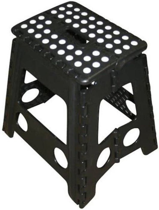  Profeco XL Opstapkrukje Inklapbaar - Krukje - Opstapje - Hoogte; 40 Cm - Zwart
