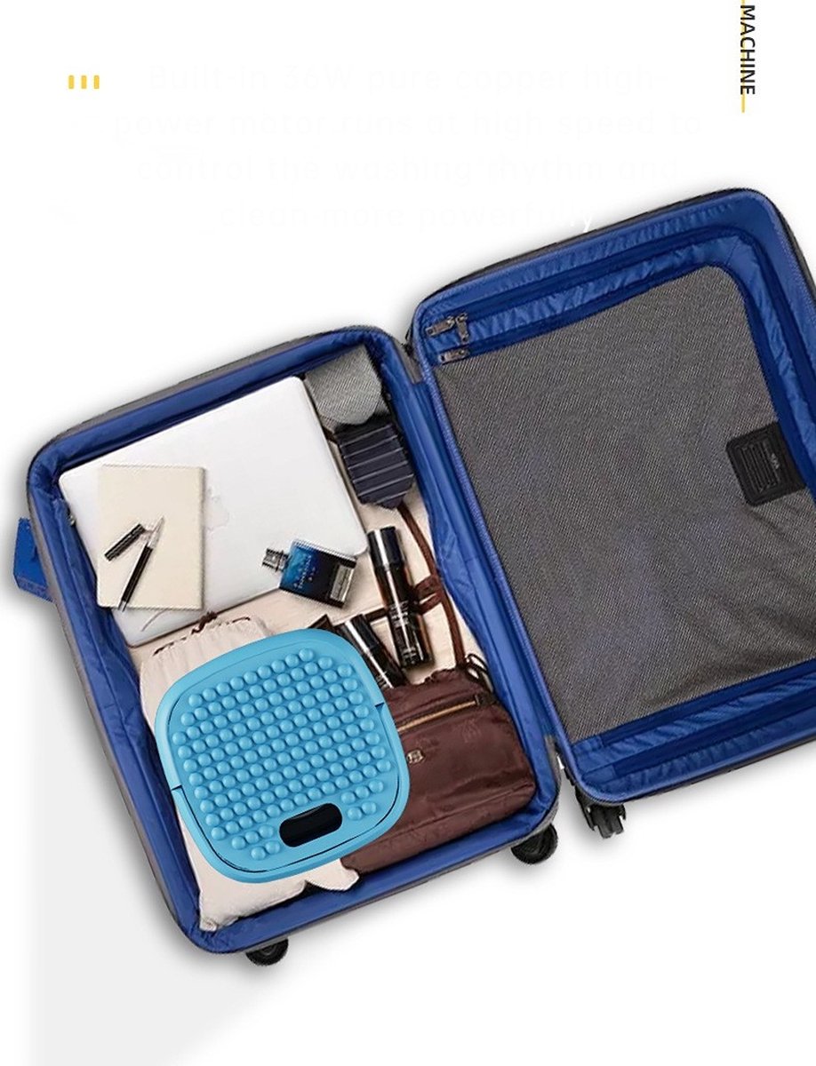  Mini Wasmachine - Camping Wasmachine - Opvouwbare Wasmachine - Handwasmachine - Fruitwasser - Kampeer Wasmachine - Valentijn - Wasdroger