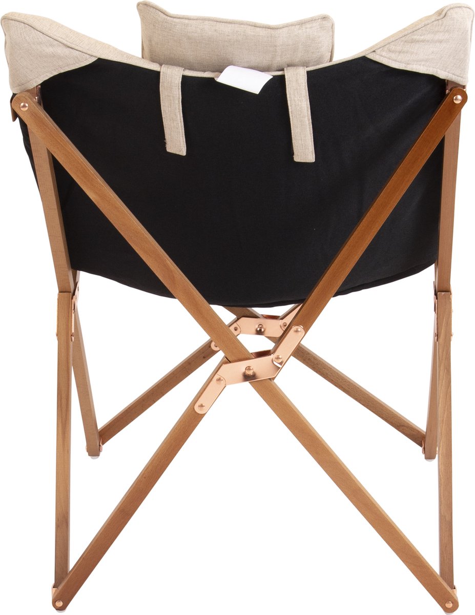  Bo-Camp Urban Outdoor Collection - Relaxstoel - Bloomsbury - M - Oxford Polyester - Beige