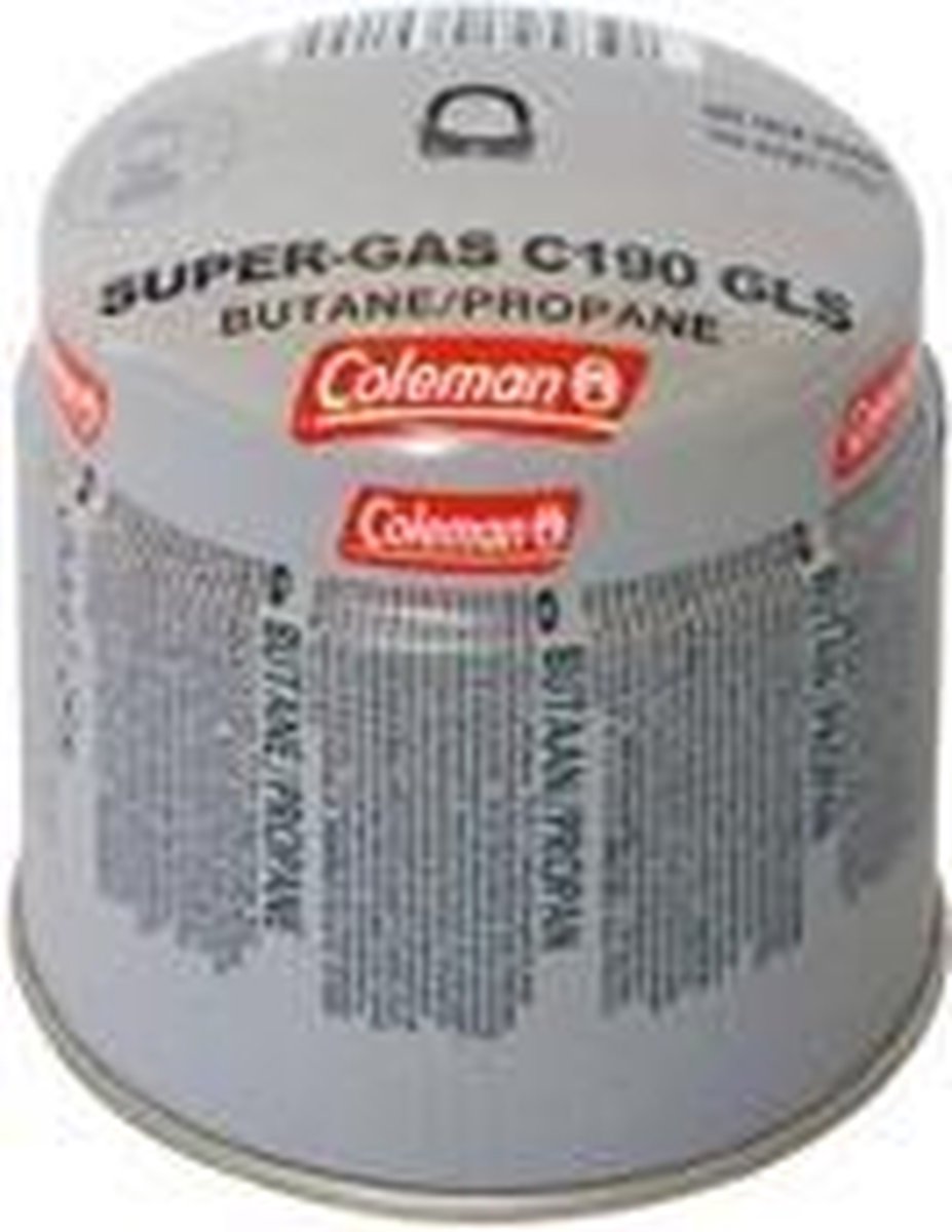 Coleman Prik Gas Cartouche Met Veiligheidsventiel 190g - Cosiscoop Gaslantaarn - Metaal -