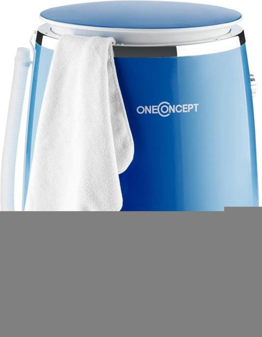 Ecowash Pico Mini-wasmachine En Centrifuge - 3,5 Kg - 380 W - IPX4 Waterdicht - Centrifugatievermogen 1320 TPM - Blauw