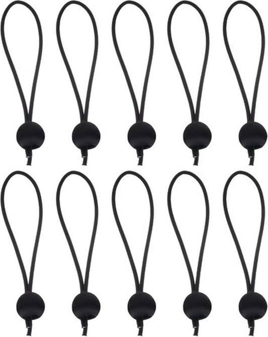Elastische Tentspanner Met Bal 16 Tot 30 Cm- Spanelastiek - Tent - Spanner Met Plastic Bal