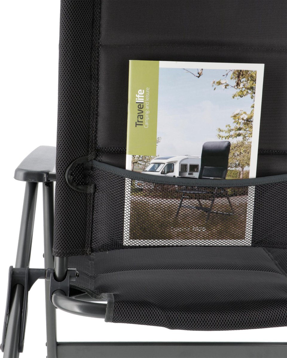  Travellife Barletta Comfort Stoel Antraciet / Donkergrijs