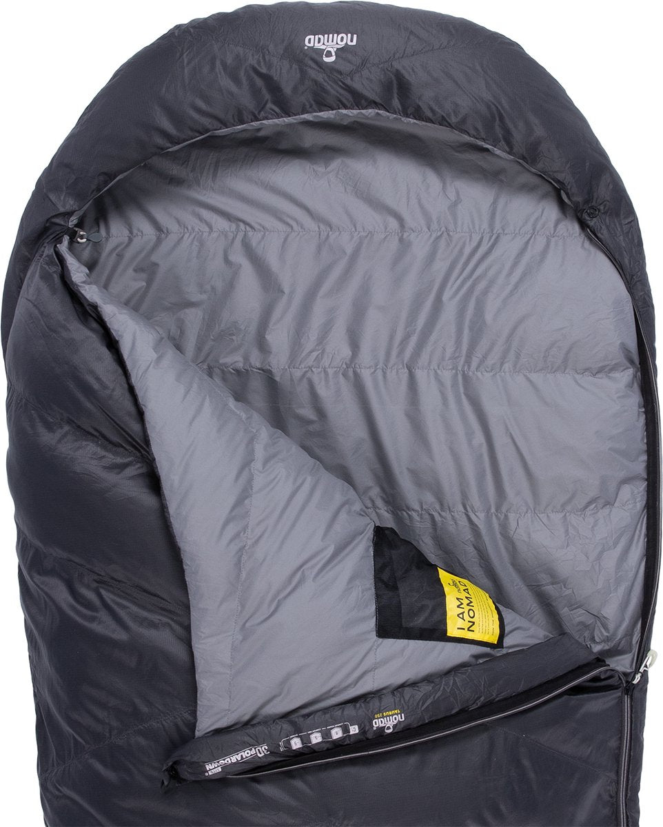  NOMAD® Taurus 250 Slaapzak | 210x80cm Grijs | Lichtgewicht &amp; Kwalitatief | Slaapzak | Incl Hoes