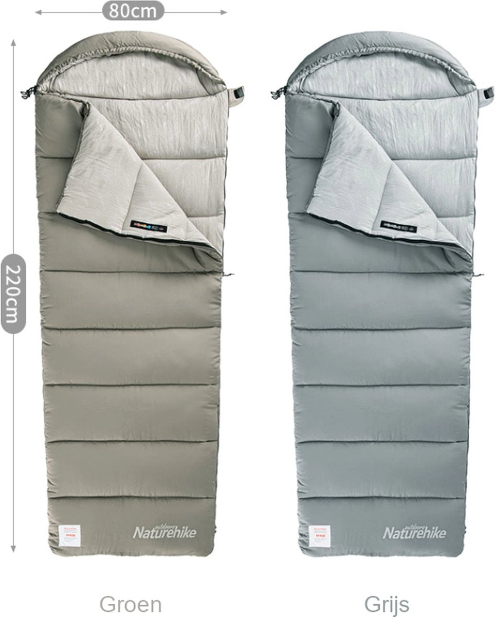  Naturehike® Slaapzak Katoen - 6 Tot 1 Graden - Slaapzakken Volwassenen - 220*80cm - 4 Seizoenen Slaapzak Lente, Zomer, Herfst &amp; Winter - Lichtgewicht &amp; Waterdicht