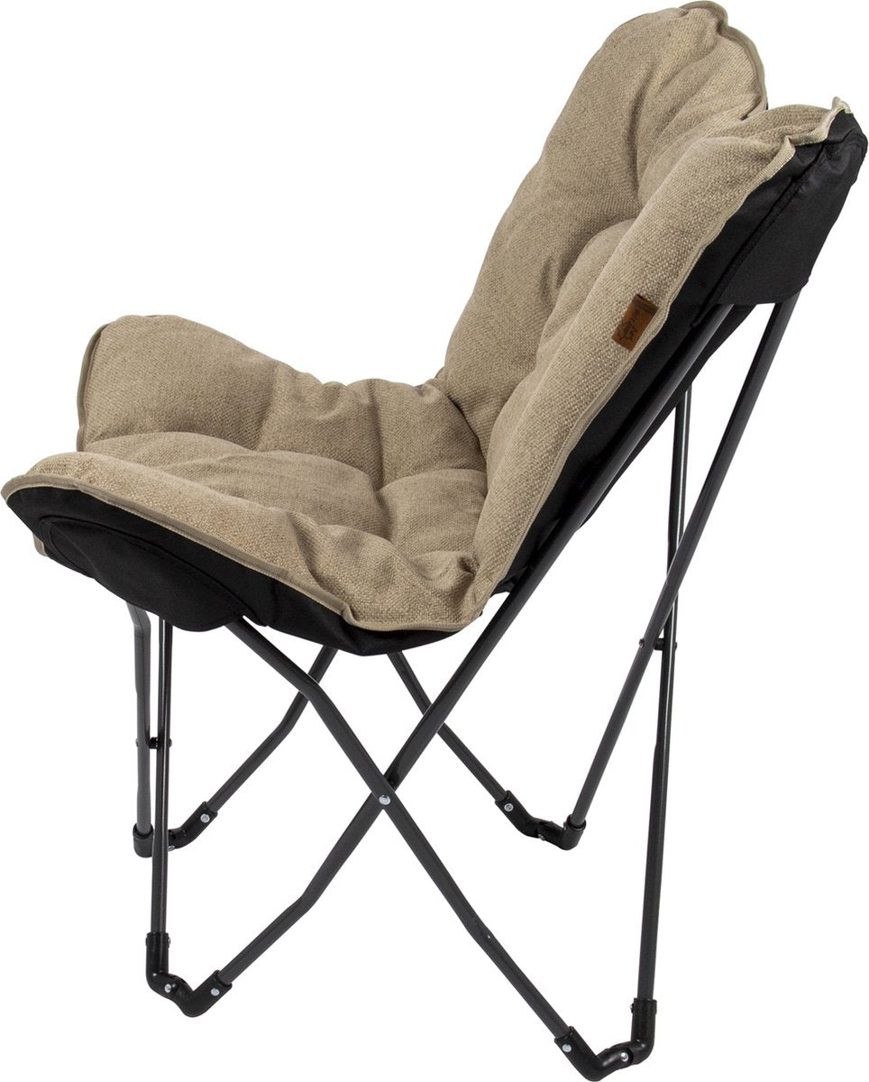  Bo-Camp - Urban Outdoor - Vlinderstoel - Grainger - M - Nika - Beige