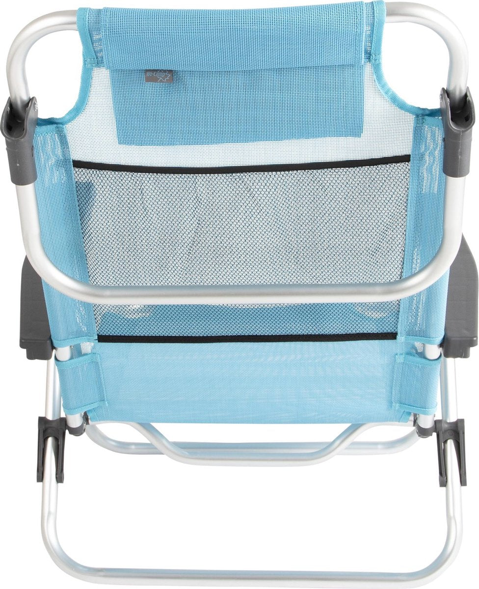  Bo-Camp Beach Chair - Monaco - Aluminium - Blauw