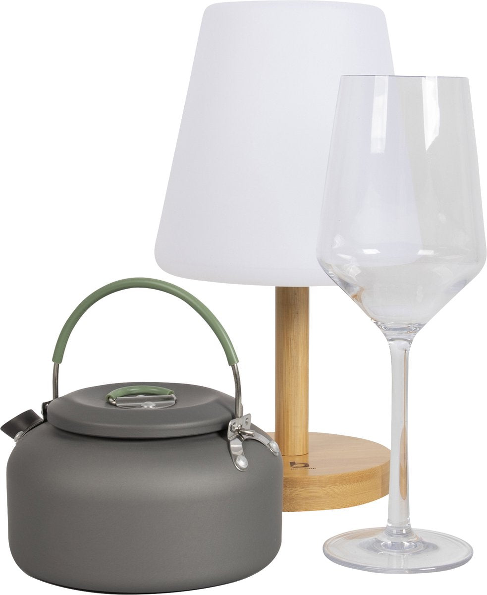  Bo-Camp Theeketel - Hard Anodized - Outdoor - S - 0.8 L